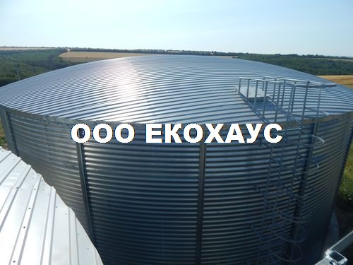 Стальной резервуар обьемом 1000 м3 купить цена бу стальная емкость РВС ГВС для воды Киев