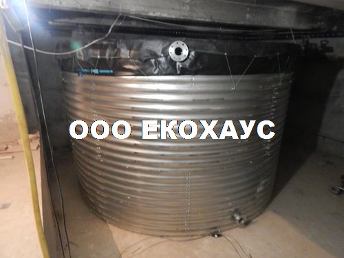 Стальной металлический бак резервуар для воды КАС купить цена бу КИЕВ Одесса